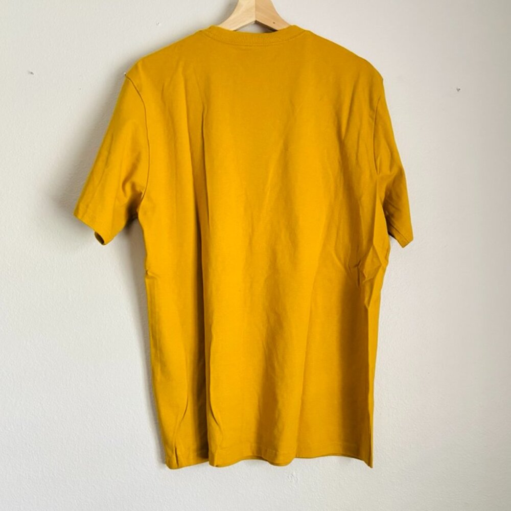 Carhartt Work In Progress WIP Yellow TShirt Size XLarge - Picture 2 of 3